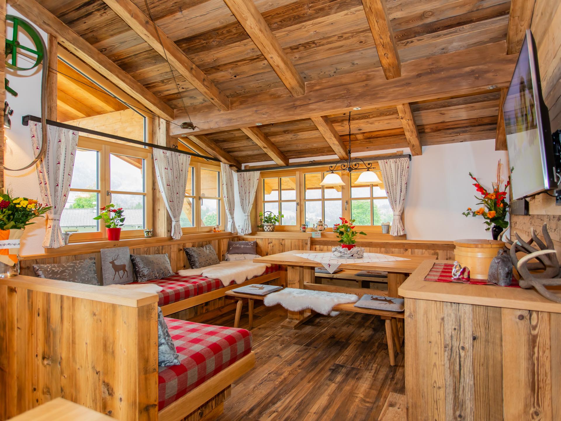 Knus appartement op boerderij bij skilift