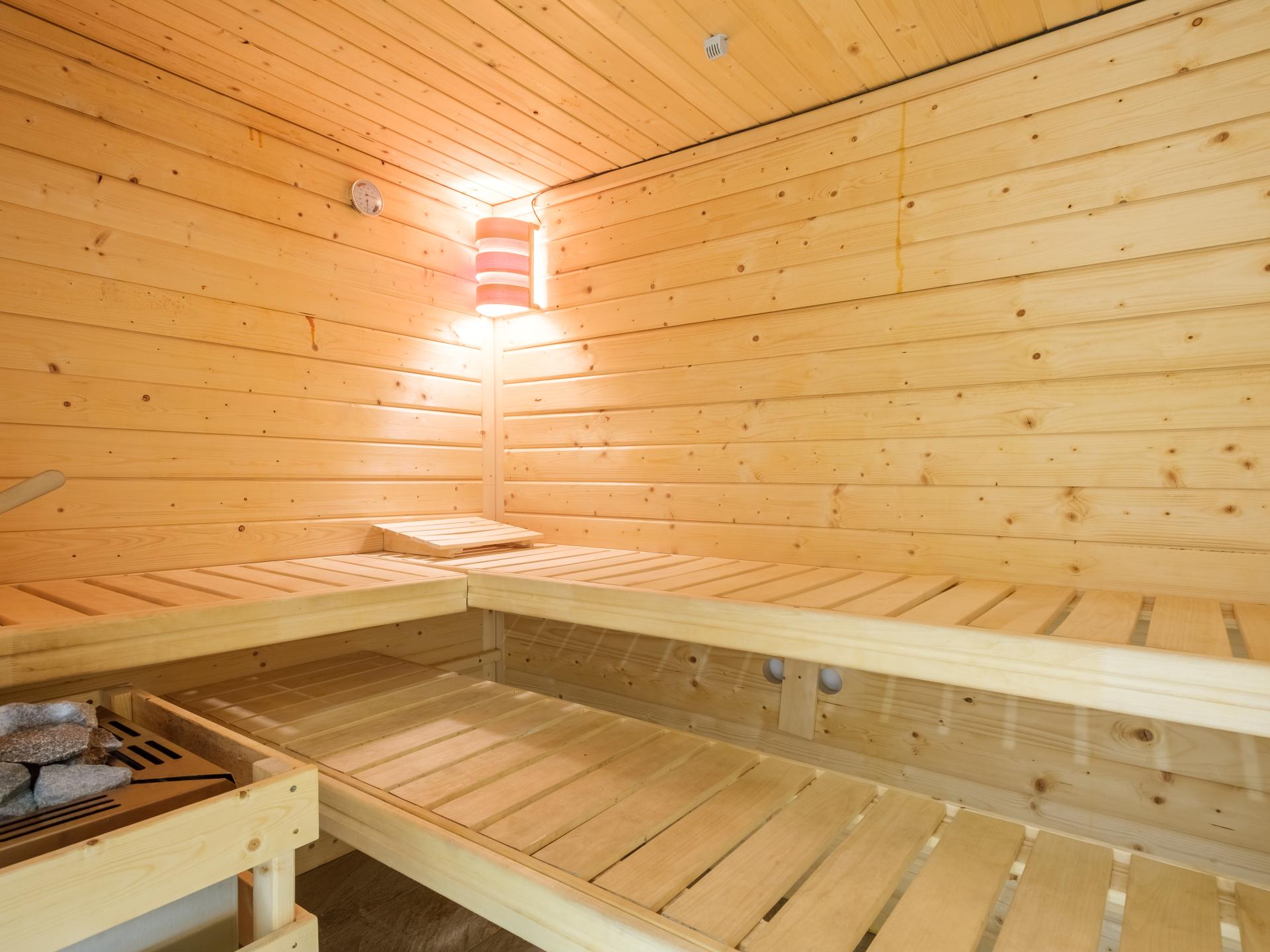Ruim en luxe appartement met sauna, nabij skilift