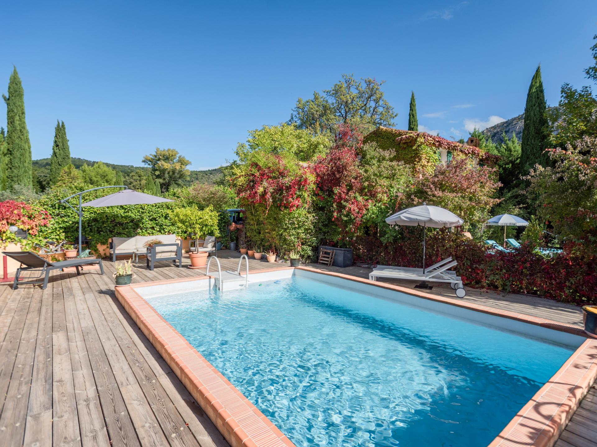 Romantisch vakantiehuis met zwembad bij de Verdon