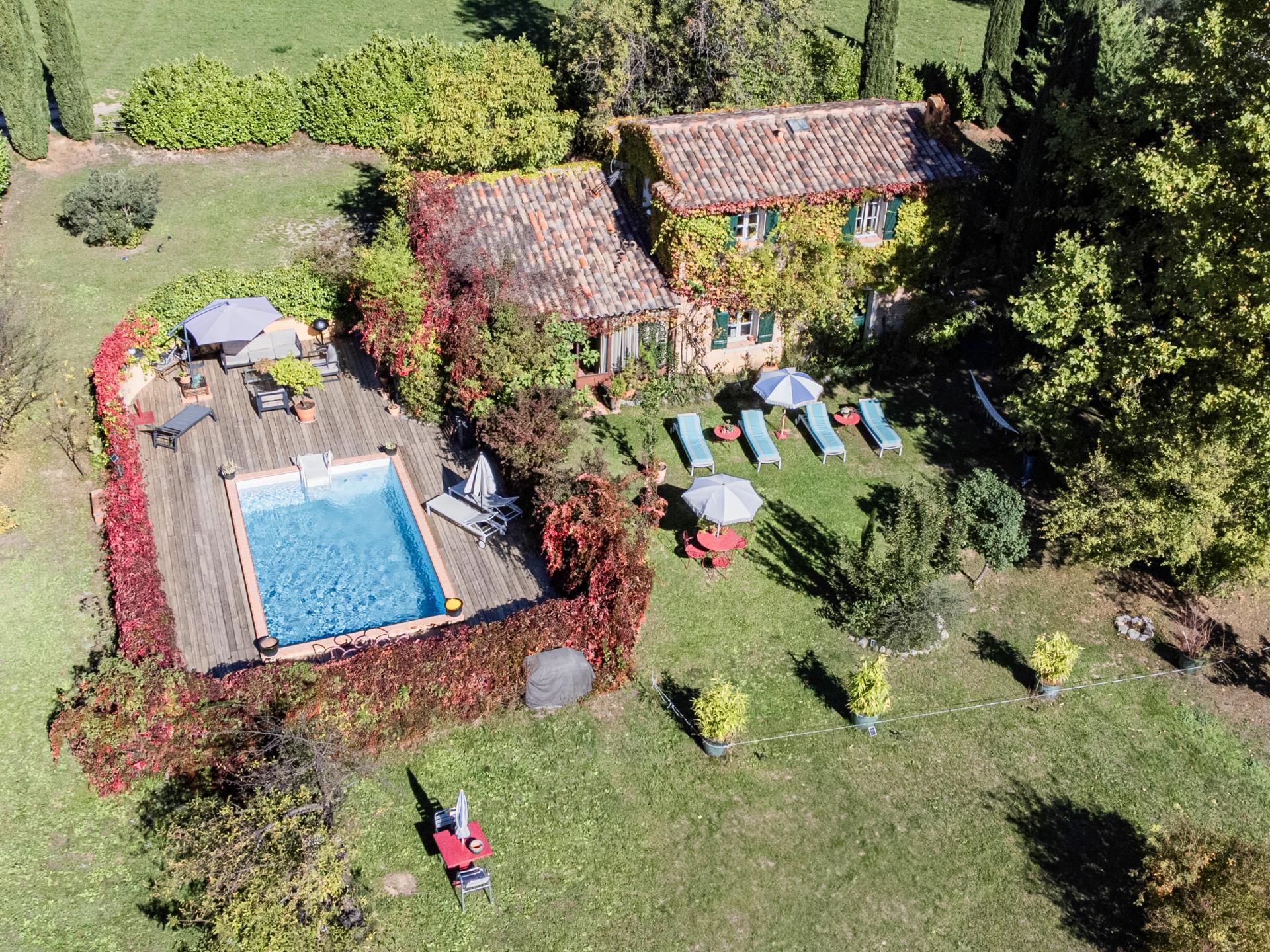 Romantisch vakantiehuis met zwembad bij de Verdon